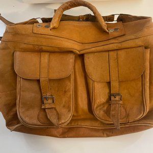 Vintage Leather Duffle bag